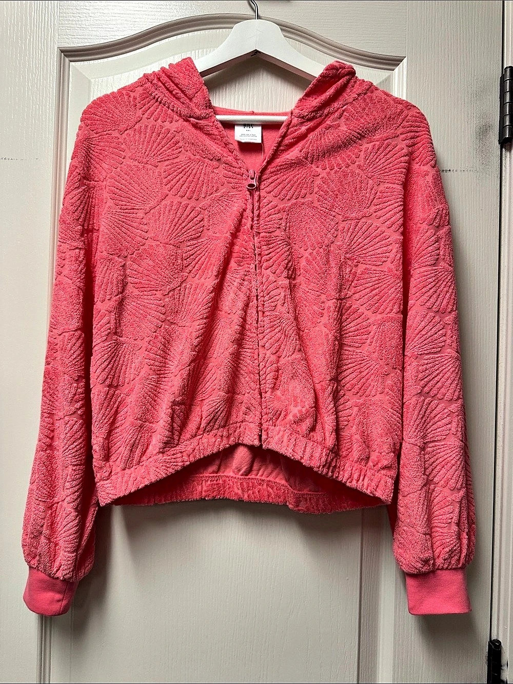 Gap Kids Hooded Zip Jacket Pink Girls XXL NWT
